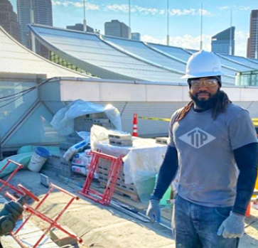 PTI students at work outdoor